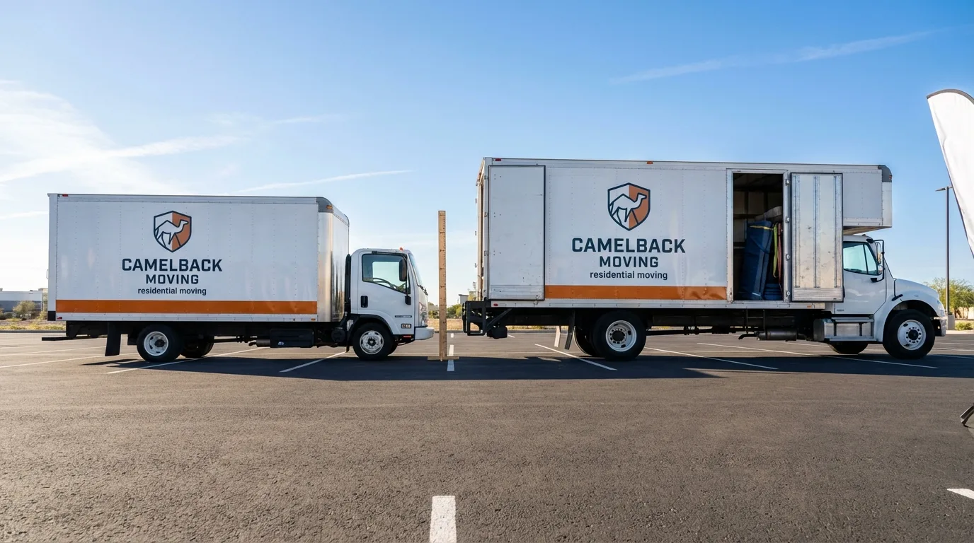 Moving truck size capacity guide in North Berwick